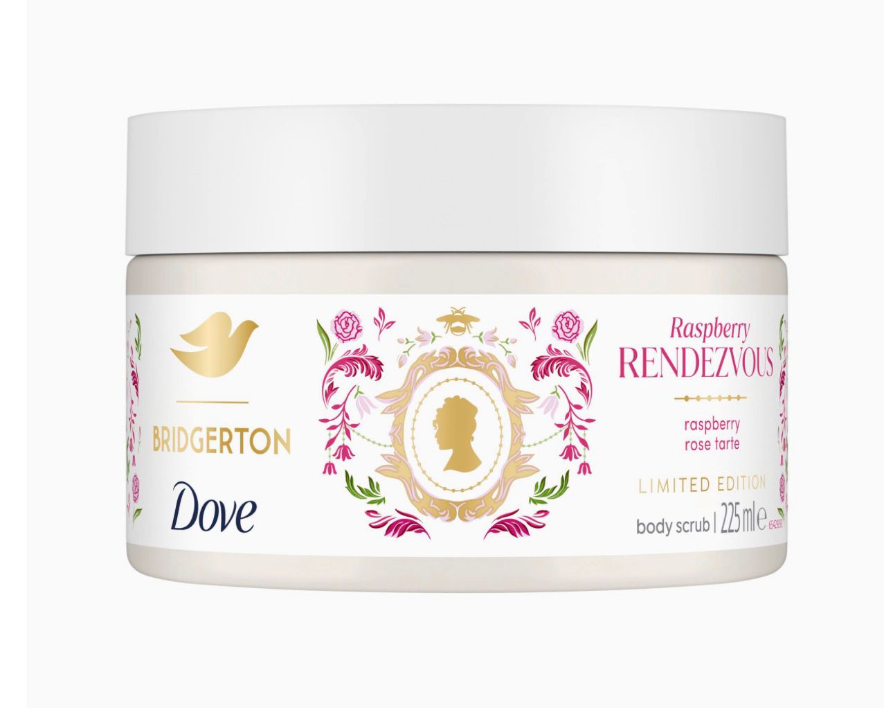 Dove Bridgerton Raspberry Rendezvous Body Scrub 225Ml