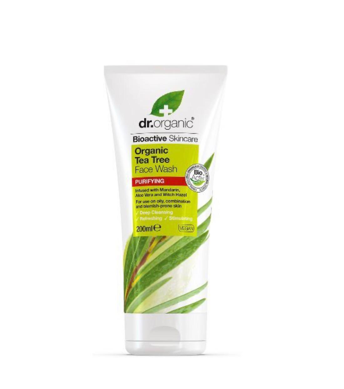 Dr Organic Tea Tree Face Wash