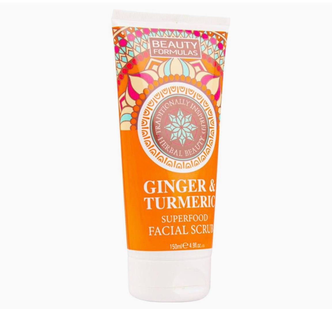 Beauty Formulas Ginger And Turmeric Superfood Facial Scrub