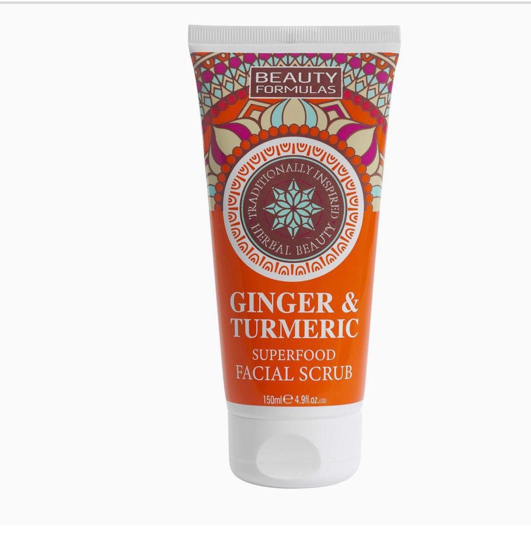 Beauty Formulas Ginger And Turmeric Superfood Facial Scrub