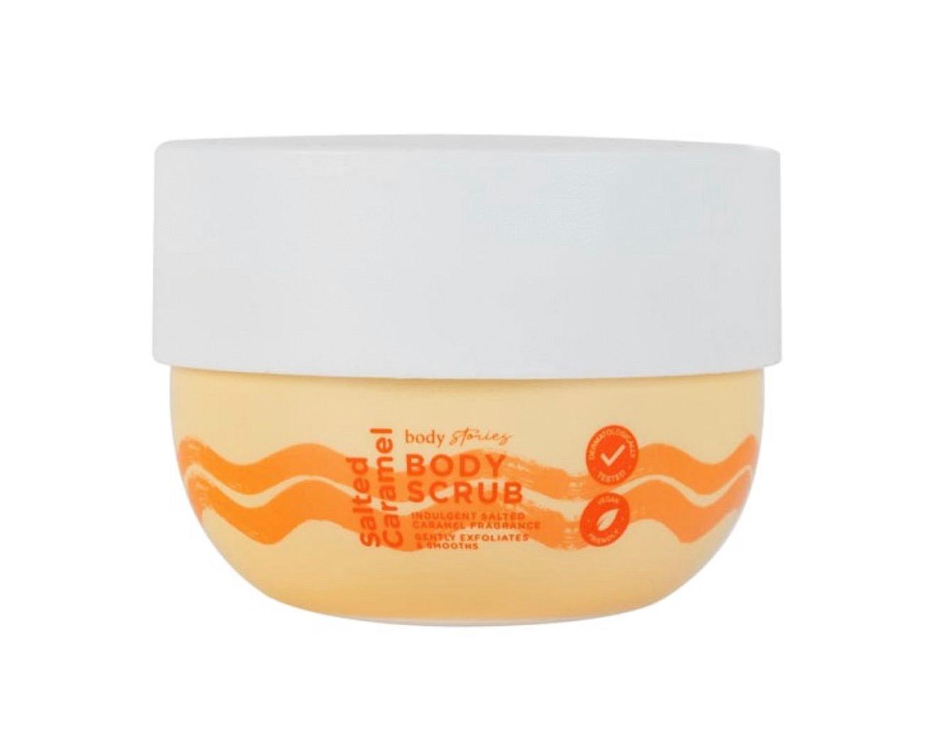 Body Stories Jasmin & Vanilla Or Salted Caramel Body Scrub, 250G